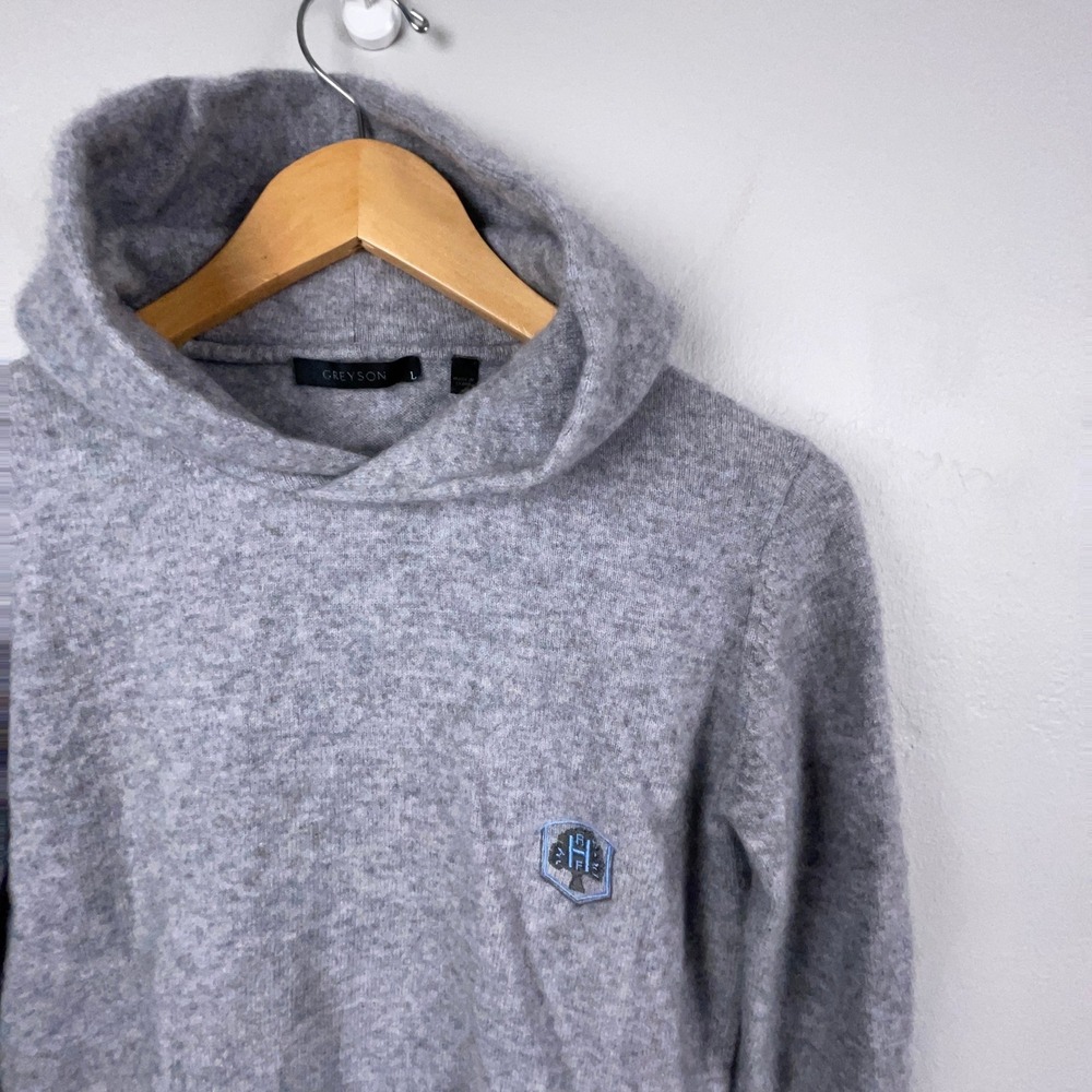 Greyson University of St Francis Hoodie Youth L Wool Cashmere Sweater Indiana